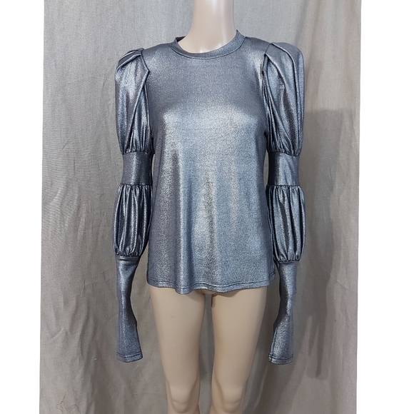STYLE MAFIA blouse size small Long sleeves color - Picture 4 of 16